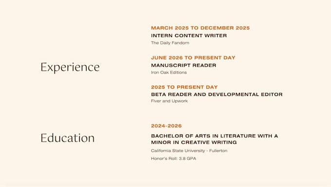 provide you with developmental editing
