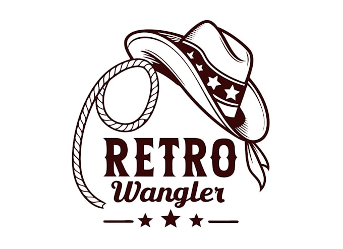 design wonderful cowboy logo