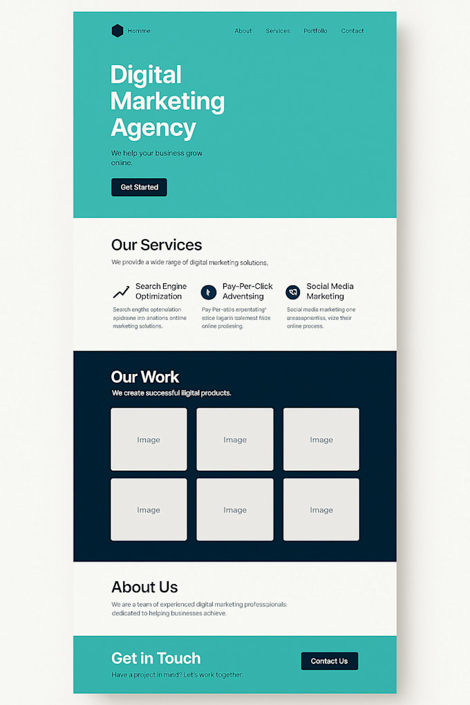 convert your design into clean HTML, CSS, and js code