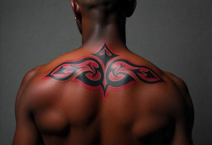 make a tribal, maya, celtic tattoo design, lettering