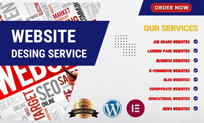 design wordpress website with responsive design in one day