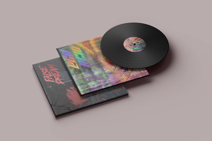 design techno futuristic album covers