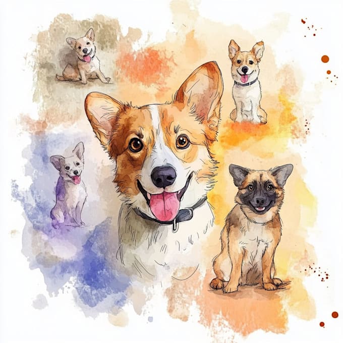 do your custom watercolor insect or animal illustration