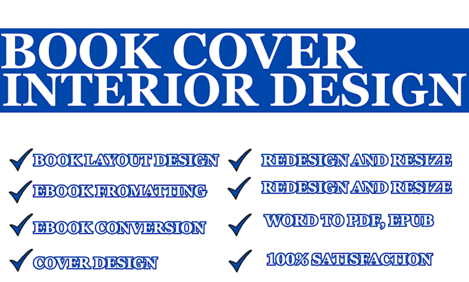 do book interior design book layout ebook cover formatting epub ebook conversion