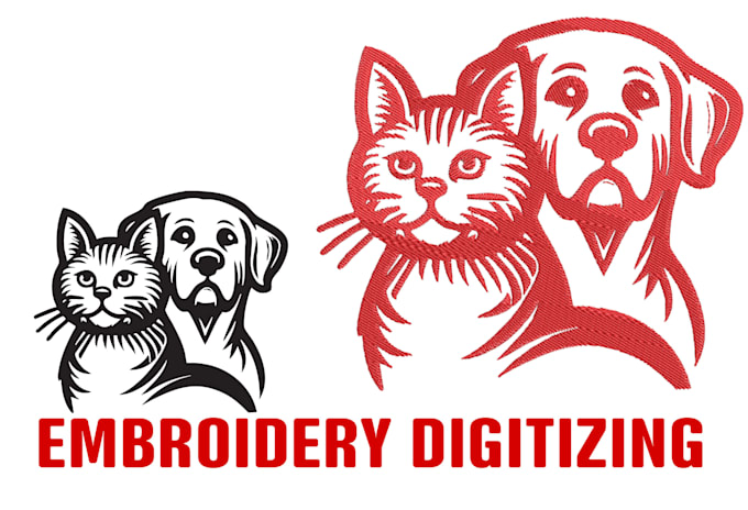 embroidery digitizing into dst pes vp3 jef exp