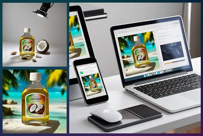 make PSD product mockup with smart object in photoshop