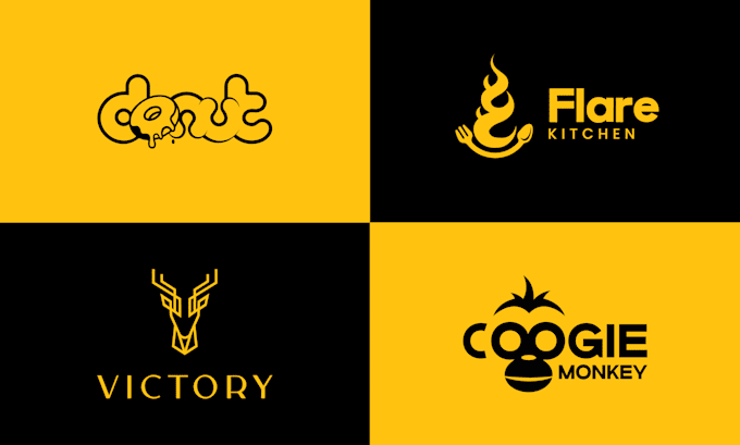 design minimalist brand company and business logo design