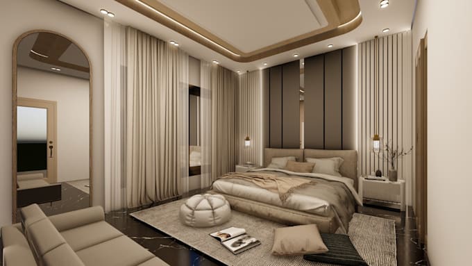 create 3d model and realistic render