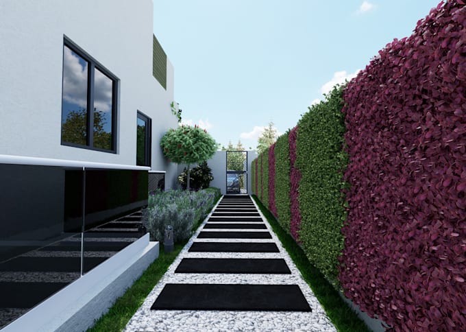 do a backyard landscape design