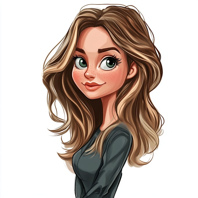 draw funny cartoon character, caricature