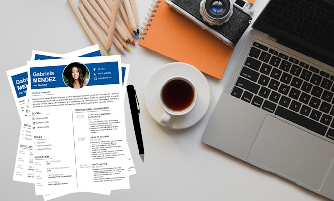 Design professional cv , resume and cover letter on canva by ...