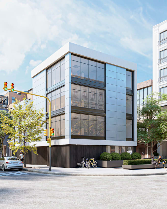 model and render photorealistic 3d exterior images