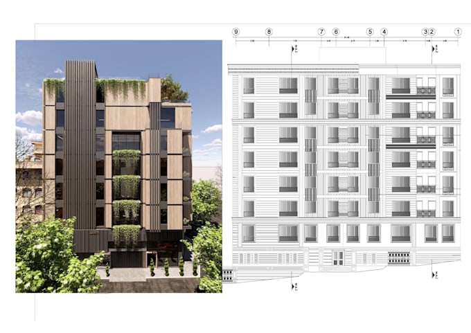 design architect floor plan and 2d autocad drafting from PDF