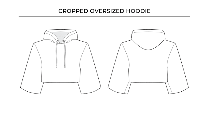 create fashion flat sketch