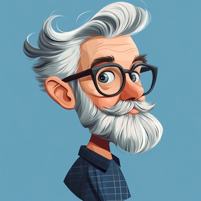 create a cartoon caricature avatar