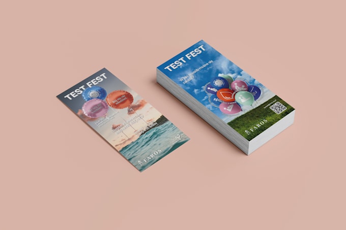 design professional business bifold trifold brochure