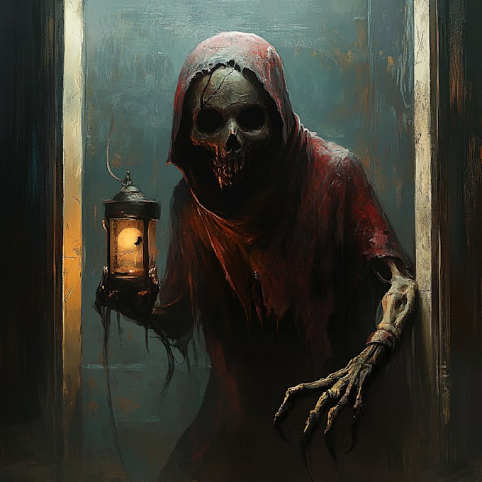 make a best dark fantasy horror character art