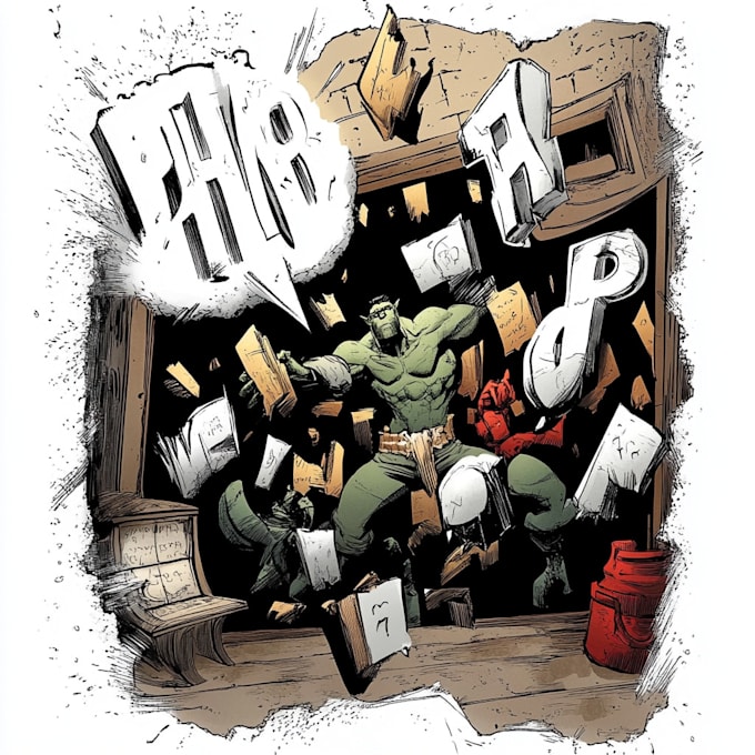 do professional lettering for your comic book