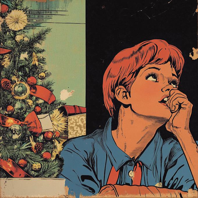Draw vintage illustration, 70s design and retro comic art by Lisavien ...