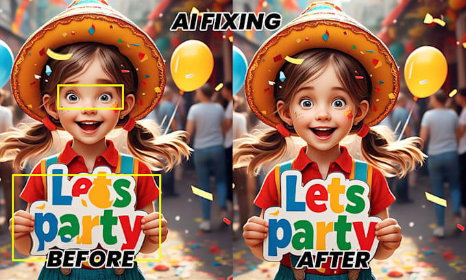 fix, enhance ai generated photos using photoshop