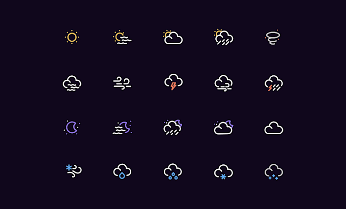 create custom website icon design, svg icons, vector icon set and app icon