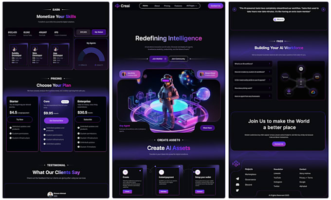 design modern website and mobile app ui ux in figma