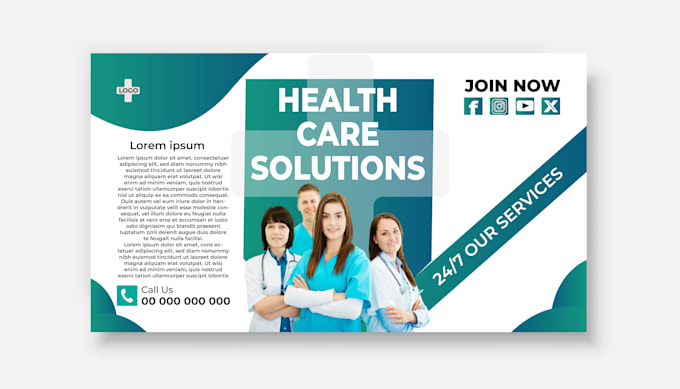design posters, medical, youtube thumbnails