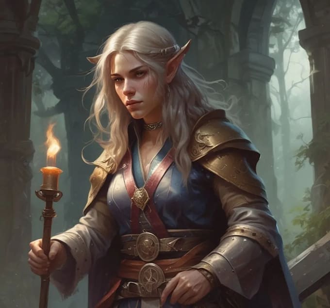 dnd character art and dnd character art