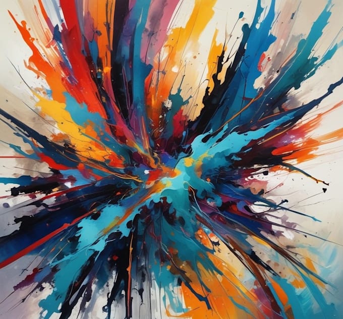 make creative abstract art for you