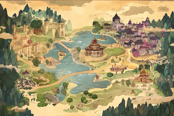 make a fantasy map for your dnd game