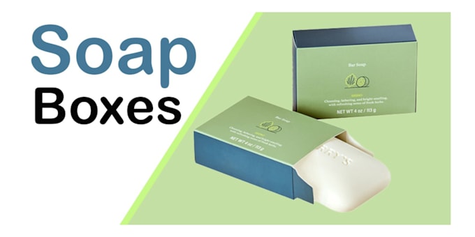 design modern soap box or label packaging