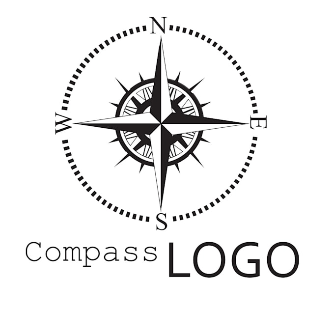 do elegant compass logo design with unlimited revision