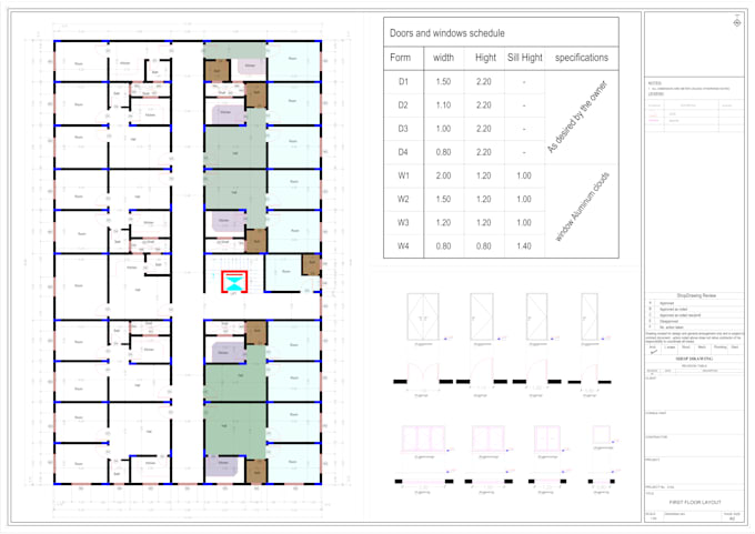 create 2d architectural drawings in autocad