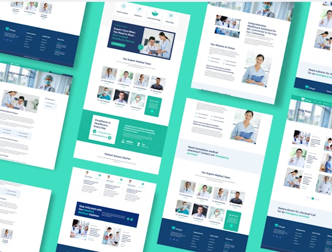 create healthcare websites for doctors and clinics