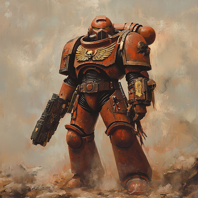 draw  your warhammer 40k characters or fallout drama