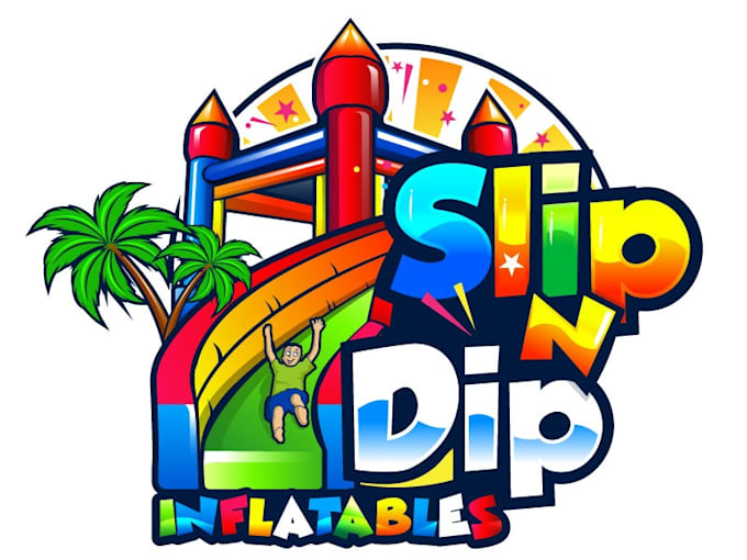 design luxury bounce house logo for your business