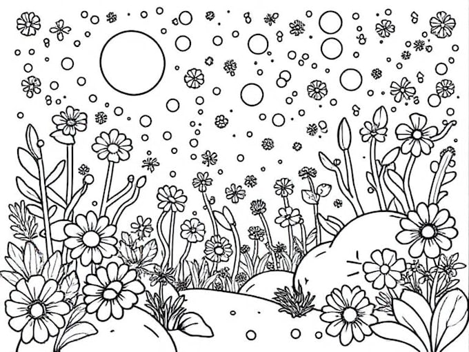 draw anything for coloring book pages