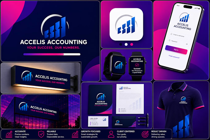 design minimalist logo and complete brand identity