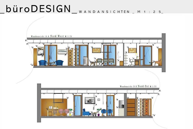 Functional and stylish interior design for your workspace by Workbylea ... - Functional Desk Workspace Interior Design