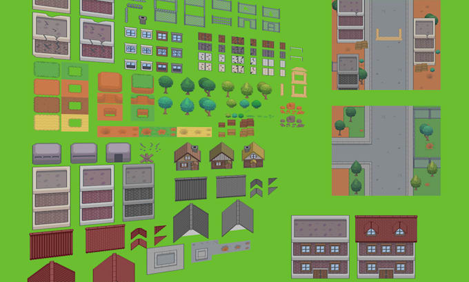design tilesets pixel art