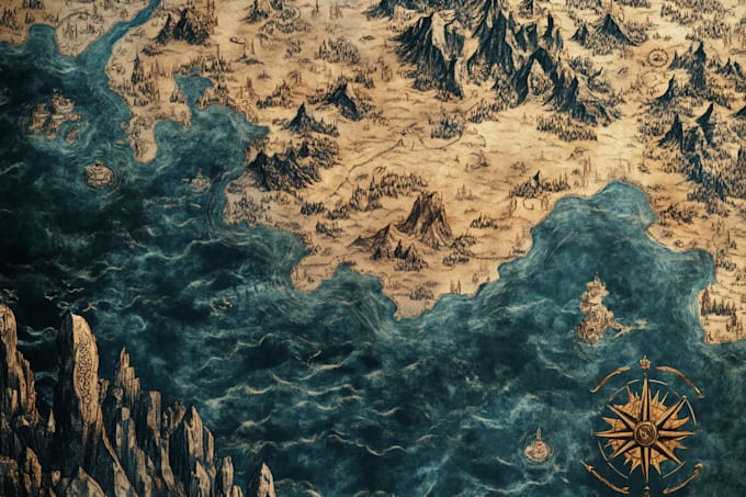 create a fantasy map for your book