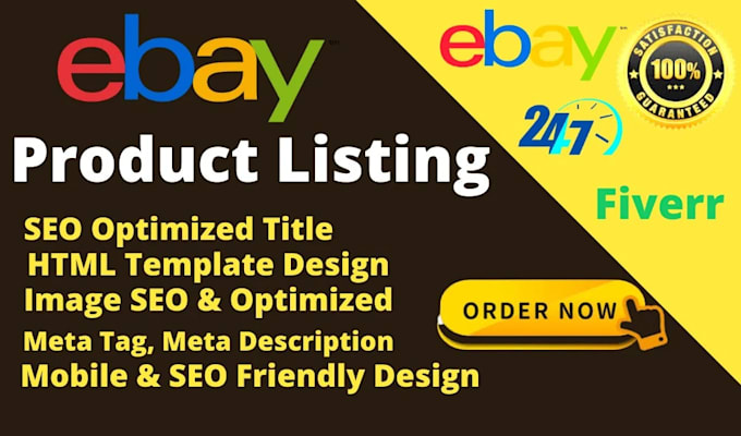 do ebay listing,ebay SEO listing,optimize listing