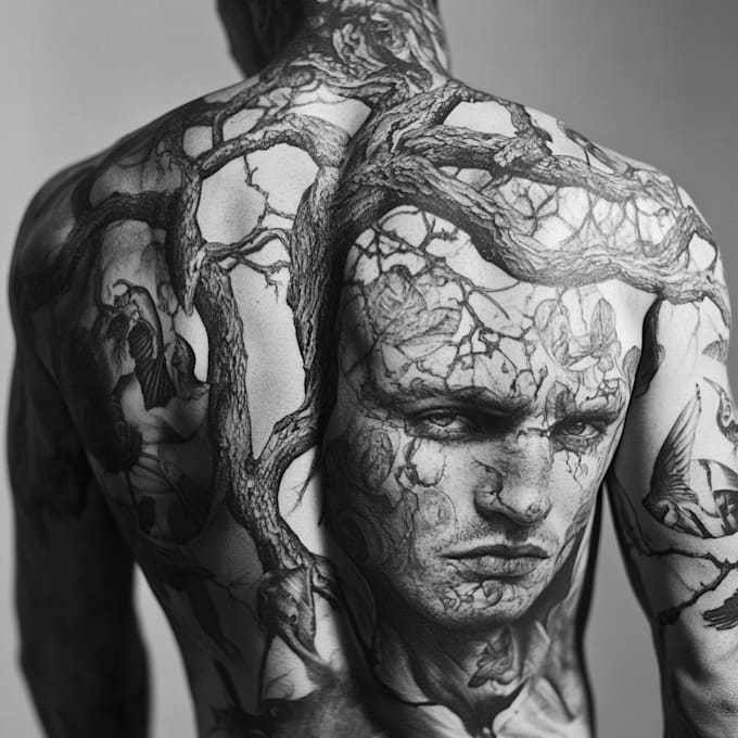draw american traditional tattoo design by request