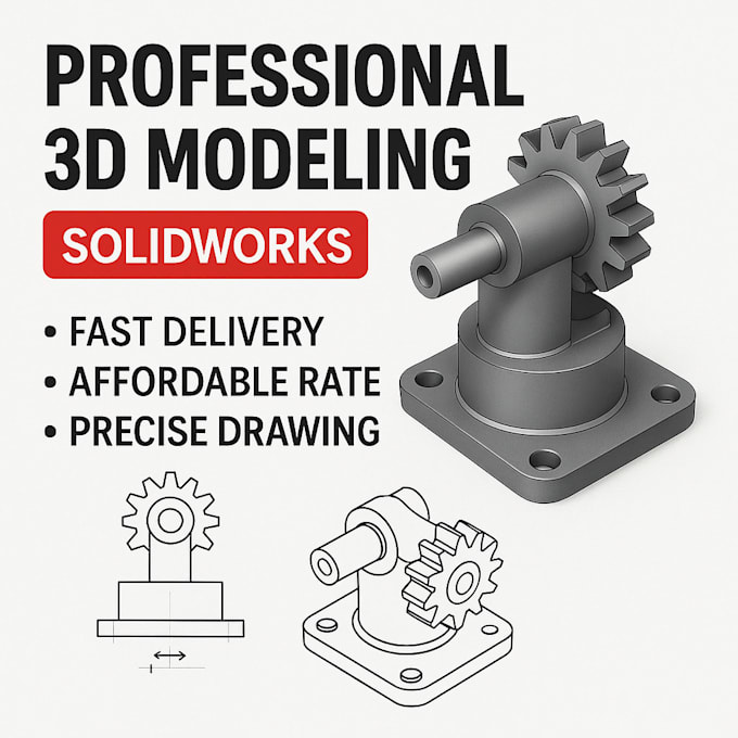 design mechanical parts and assemblies in solid works