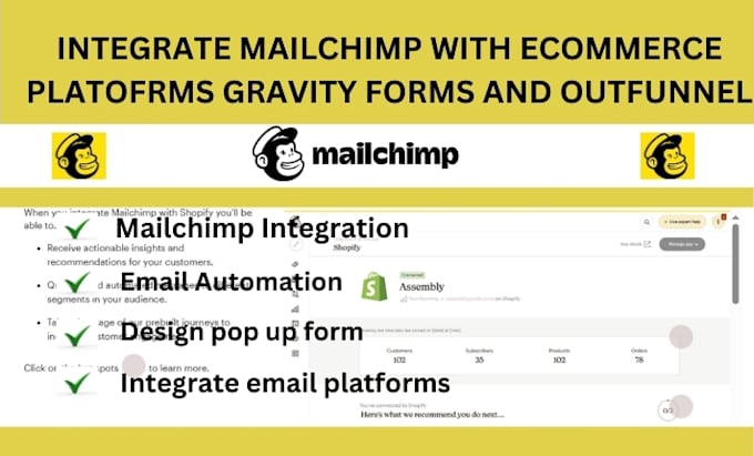 integrate mailchimp with ecommerce platforms gravity forms and outfunnel