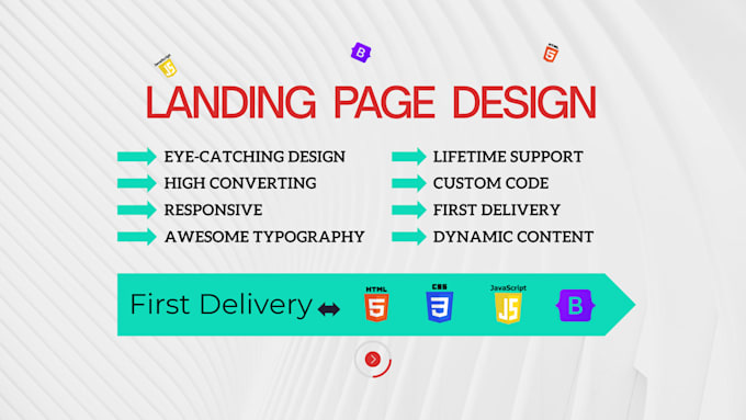 design html css bootstrap website and html css bootstrap landing page