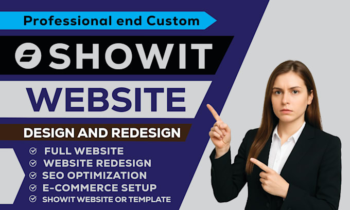 design and redesign showit website, premium showit template, blog and SEO setup