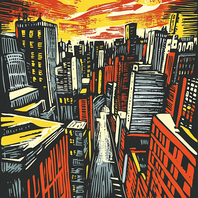 create a custom print linocut