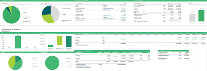 create a professional financial model for your business