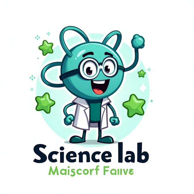 Science Maskcot Design high quality science lab mascot logo for your business by ...